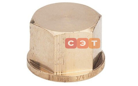 Заглушка бронзовая ВР  1/2" (Viega)
